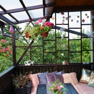 Zdjęcia przedstawiają balkon który zdobył I miejsce