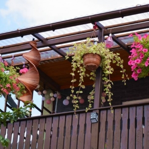 Zdjęcia przedstawiają balkon który zdobył I miejsce