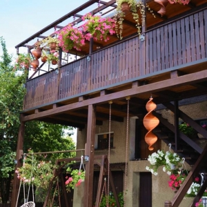 Zdjęcia przedstawiają balkon który zdobył I miejsce