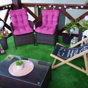 Zdjęcia przedstawiają balkon który zdobył II miejsce