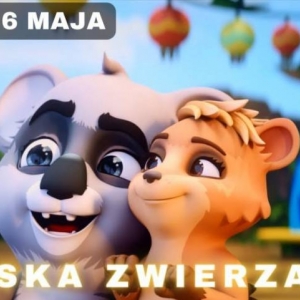 Zdjęcie przedstawia bajkę pt. Igrzyska Zwierzaków na której były dzieci drugiego dnia półkolonii