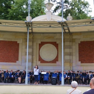 Koncert Tarnogórskiej Orkiestry Dętej w świerklanieckim parku