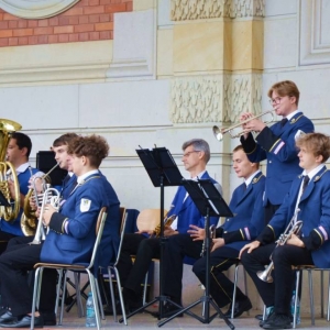 Koncert Tarnogórskiej Orkiestry Dętej w świerklanieckim parku