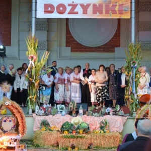 Występ artystyczny podczas dożynek