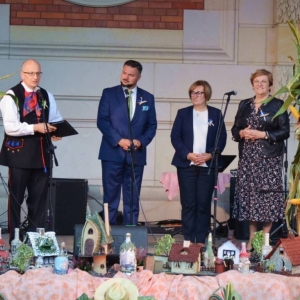 Występ artystyczny podczas dożynek