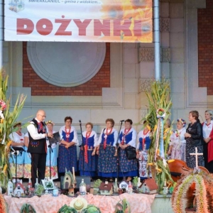 Występ artystyczny podczas dożynek