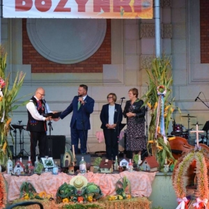 Występ artystyczny podczas dożynek