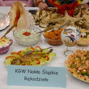 Potrawy przygotowane przez KGW Nakło Śląskie