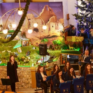 Koncert Tarnogórskiej Orkiestry Dętej w kościele w Orzechu