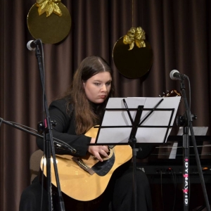 Występy artystyczne podczas Koncertu Noworocznego w Gminnym Ośrodku Kultury w Świerklańcu