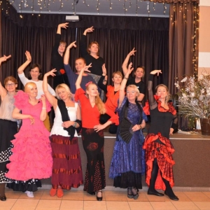 Uczestniczki wiosennych warsztatów Flamenco