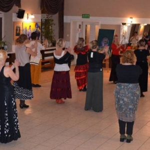 Uczestniczki wiosennych warsztatów Flamenco