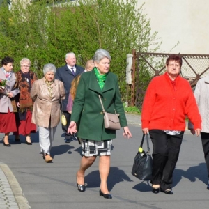 Zdjęcia przedstawiają chwile z uroczystości Jubileuszu 75-lecia Koła Gospodyń Wiejskich ze Świerklańca