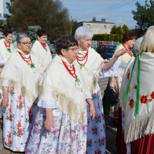 Zdjęcia przedstawiają chwile z uroczystości Jubileuszu 75-lecia Koła Gospodyń Wiejskich ze Świerklańca