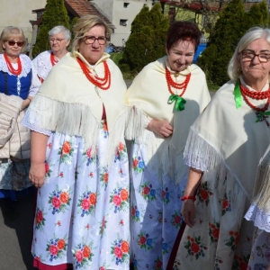 Zdjęcia przedstawiają chwile z uroczystości Jubileuszu 75-lecia Koła Gospodyń Wiejskich ze Świerklańca