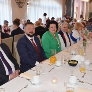 Zdjęcia przedstawiają chwile z uroczystości Jubileuszu 75-lecia Koła Gospodyń Wiejskich ze Świerklańca