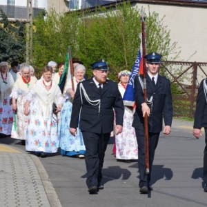 Zdjęcia przedstawiają chwile z uroczystości Jubileuszu 75-lecia Koła Gospodyń Wiejskich ze Świerklańca