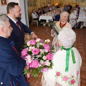 Zdjęcia przedstawiają chwile z uroczystości Jubileuszu 75-lecia Koła Gospodyń Wiejskich ze Świerklańca