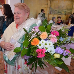 Zdjęcia przedstawiają chwile z uroczystości Jubileuszu 75-lecia Koła Gospodyń Wiejskich ze Świerklańca