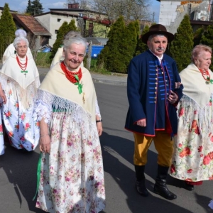 Zdjęcia przedstawiają chwile z uroczystości Jubileuszu 75-lecia Koła Gospodyń Wiejskich ze Świerklańca