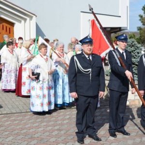Zdjęcia przedstawiają chwile z uroczystości Jubileuszu 75-lecia Koła Gospodyń Wiejskich ze Świerklańca