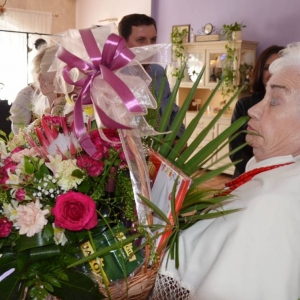Zdjęcia przedstawiają chwile z uroczystości Jubileuszu 75-lecia Koła Gospodyń Wiejskich ze Świerklańca