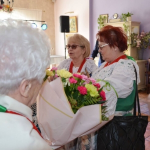 Zdjęcia przedstawiają chwile z uroczystości Jubileuszu 75-lecia Koła Gospodyń Wiejskich ze Świerklańca