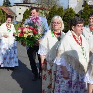 Zdjęcia przedstawiają chwile z uroczystości Jubileuszu 75-lecia Koła Gospodyń Wiejskich ze Świerklańca