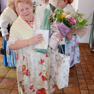Zdjęcia przedstawiają chwile z uroczystości Jubileuszu 75-lecia Koła Gospodyń Wiejskich ze Świerklańca