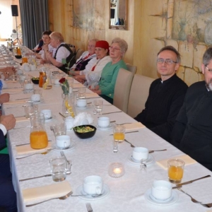 Zdjęcia przedstawiają chwile z uroczystości Jubileuszu 75-lecia Koła Gospodyń Wiejskich ze Świerklańca