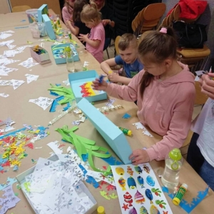 Etap wykonywania prac plastycznych