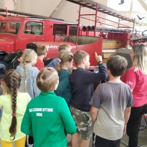 Czwarty dzień półkolonii - wycieczka do Muzeum Pożarnictwa w Mysłowicach