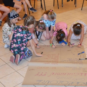 Pierwszy dzień półkolonii - zapoznanie z regulaminem