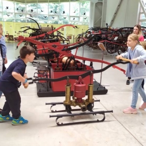 Czwarty dzień półkolonii - wycieczka do Muzeum Pożarnictwa w Mysłowicach