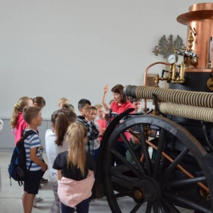 Czwarty dzień półkolonii - wycieczka do Muzeum Pożarnictwa w Mysłowicach