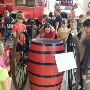 Czwarty dzień półkolonii - wycieczka do Muzeum Pożarnictwa w Mysłowicach