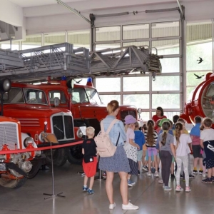 Czwarty dzień półkolonii - wycieczka do Muzeum Pożarnictwa w Mysłowicach