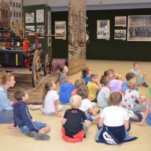 Czwarty dzień półkolonii - wycieczka do Muzeum Pożarnictwa w Mysłowicach