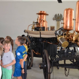Czwarty dzień półkolonii - wycieczka do Muzeum Pożarnictwa w Mysłowicach