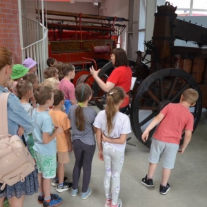 Czwarty dzień półkolonii - wycieczka do Muzeum Pożarnictwa w Mysłowicach