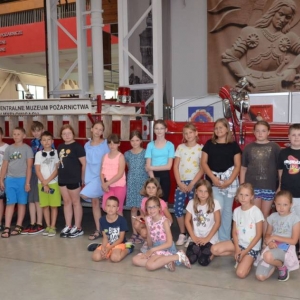 Czwarty dzień półkolonii - wycieczka do Muzeum Pożarnictwa w Mysłowicach