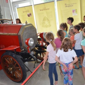 Czwarty dzień półkolonii - wycieczka do Muzeum Pożarnictwa w Mysłowicach