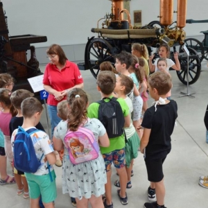 Czwarty dzień półkolonii - wycieczka do Muzeum Pożarnictwa w Mysłowicach