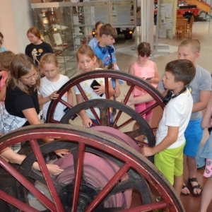 Czwarty dzień półkolonii - wycieczka do Muzeum Pożarnictwa w Mysłowicach