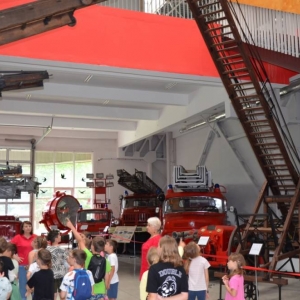 Czwarty dzień półkolonii - wycieczka do Muzeum Pożarnictwa w Mysłowicach