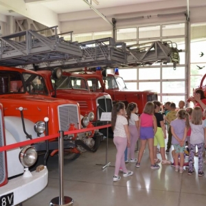 Czwarty dzień półkolonii - wycieczka do Muzeum Pożarnictwa w Mysłowicach
