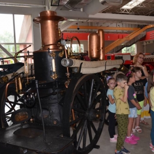 Czwarty dzień półkolonii - wycieczka do Muzeum Pożarnictwa w Mysłowicach