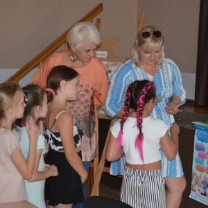 Pierwszy dzień półkolonii - pogadanka na temat bezpieczeństwa podczas wakacji