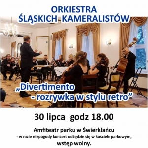 Zdjęcie przedstawia plakat z koncertu