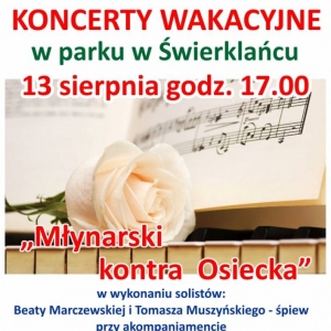 Zdjęcie przedstawia plakat z koncertu